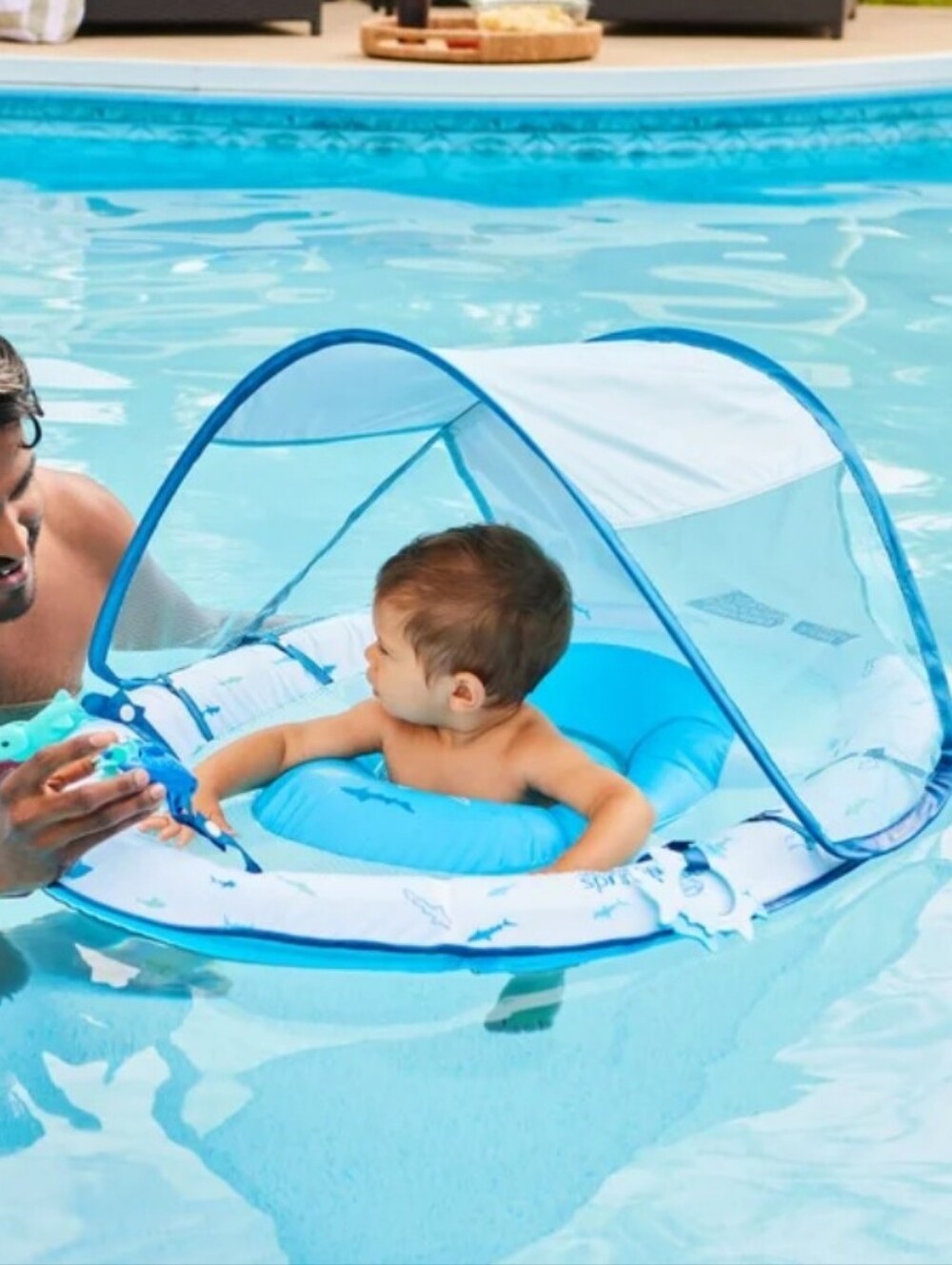 Elite Baby Spring Float with Sun Canopy, new